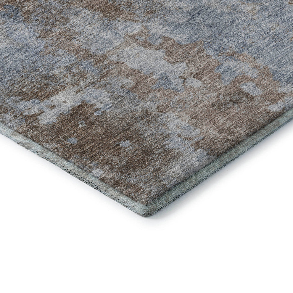 Premium Machine Washable Mayfield AMF573 Brown 10' x 14' Rug