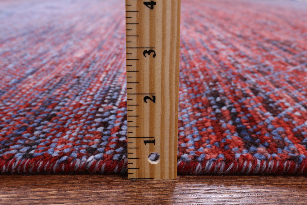 9' 1" X 12' 0" Handmade Savannah Grass Wool Rug Q9226