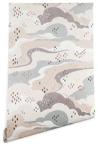 Avenie Land And Sky Among The Clouds Wallpaper
