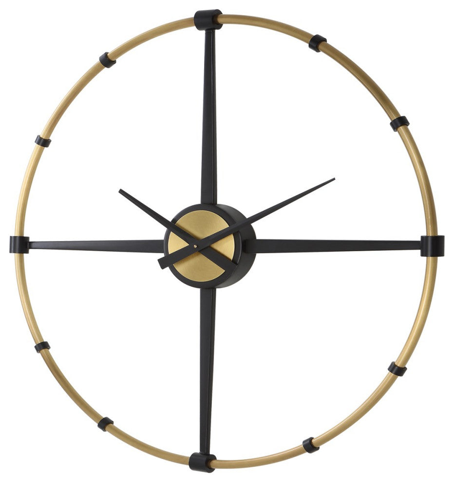 Uttermost Captain Wall Clock 06462
