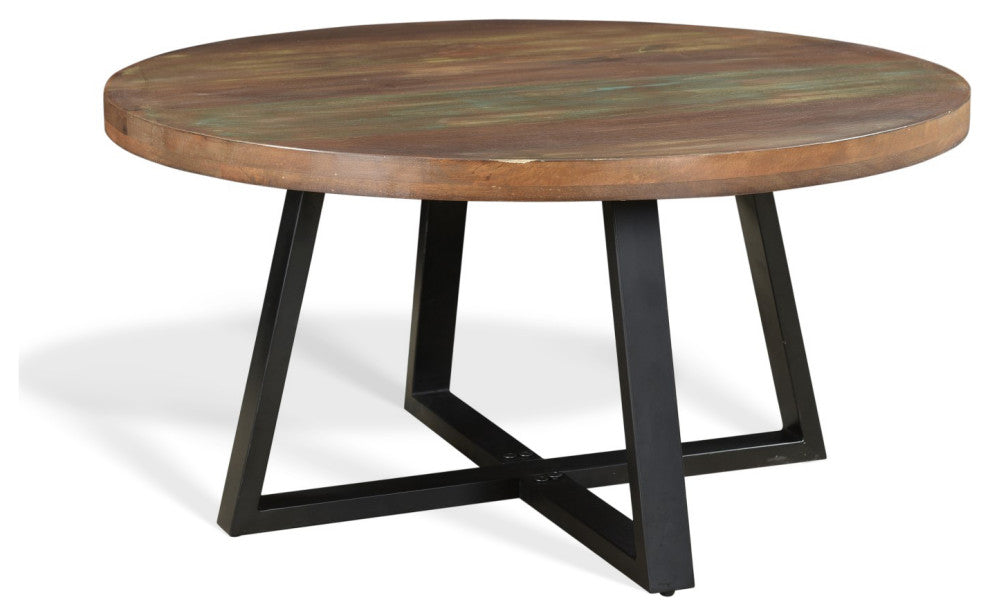Blossom Reclaimed Wood Round Coffee Table