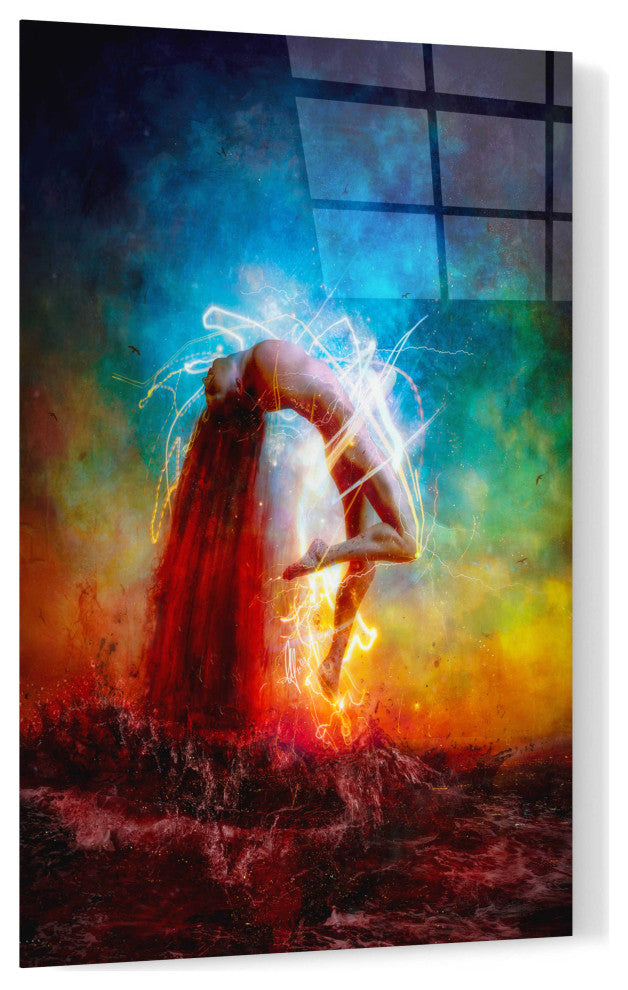 Epic Art 'Electricity' by Mario Sanchez Nevado, Acrylic Glass Wall Art, 16"x24"