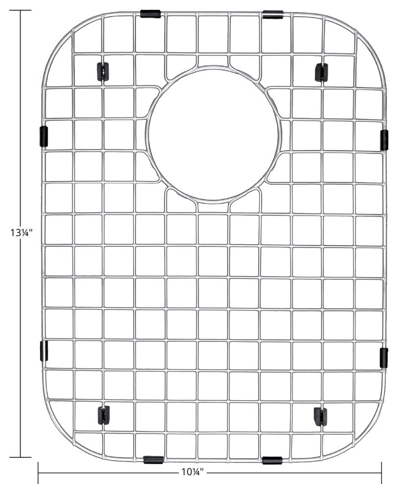 Karran USA GR-3010 10-1/4" L x 13-1/4" W Stainless Steel Basin - Stainless