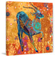 "Gazelle of Samburu" Painting Print on Canvas by Evelia