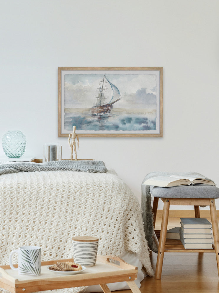 "Great Exploration" Framed Painting Print, 18"x12"