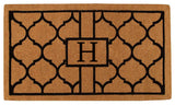 Pantera Monogram Doormat, Extra-Thick 3'x6', Letter H