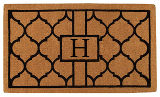 Pantera Monogram Doormat, Extra-Thick 3'x6', Letter H