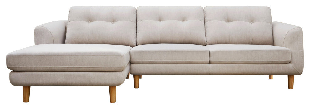 First of A Kind Corey Sectional Beige Left