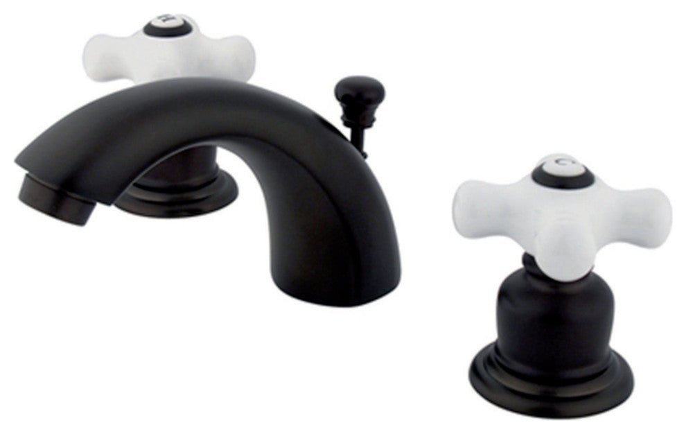 Victorian Widespread Bathroom Faucet, Oil Rubbed Bronze