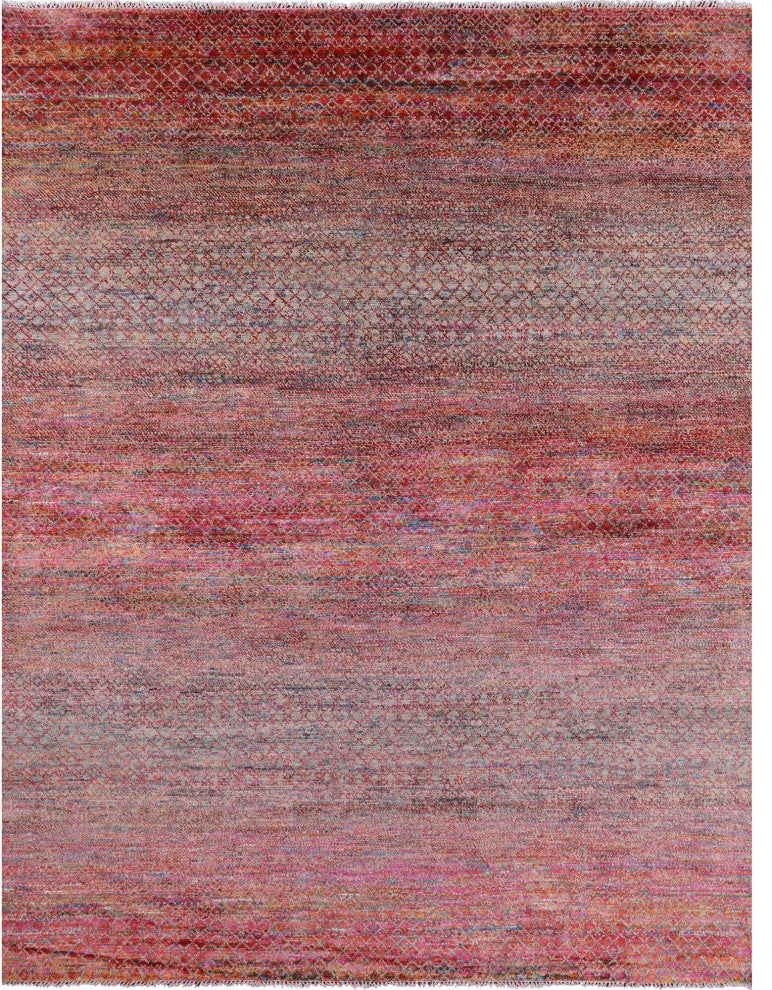 Savannah Grass Wool & Silk Handmade Rug 9' 3" X 11' 10" - Q15964