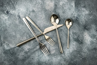 Linea Flatware, Champagne, 5-Piece Set