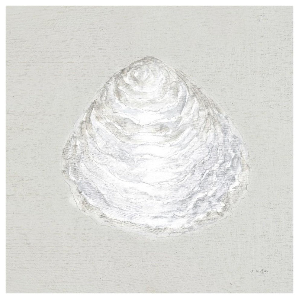 "Serene Shells I Tan" Digital Paper Print by James Wiens, 42"x42"