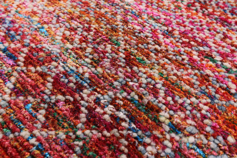 Savannah Grass Wool & Silk Handmade Rug 9' 3" X 11' 10" - Q15964