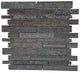 The Tile Life Cosmos Brick 12" x 12" Glass Linear Mosaic Tile Case