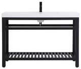 Home Living 22" Modern Black-Light Bathroom Vanity