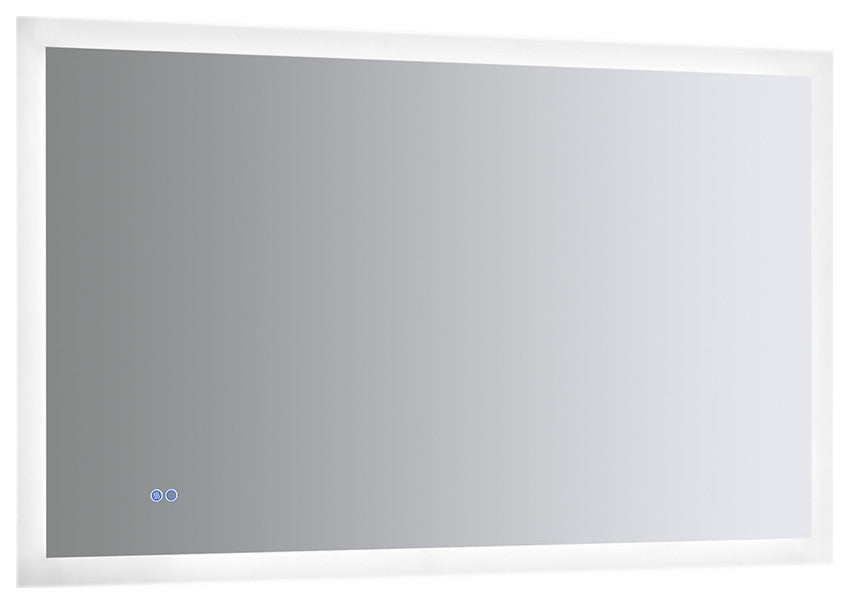Angelo Bathroom Mirror With Halo Style LED Lighting and Defogger, 48"x30"