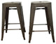 Hart Metal Counter Stools, Set of 2, Bronze, 24"