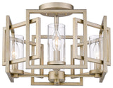 Marco Flush Mount White Gold