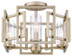 Marco Flush Mount White Gold