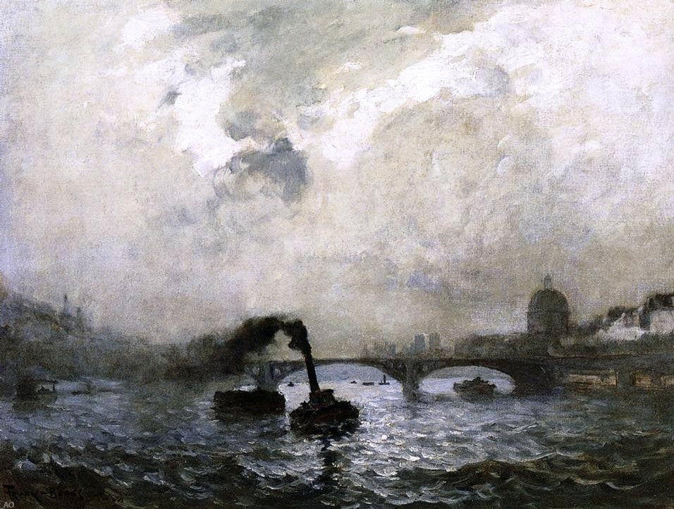 Frank Myers Boggs The Pont des Arts and the Institute de France Wall Decal