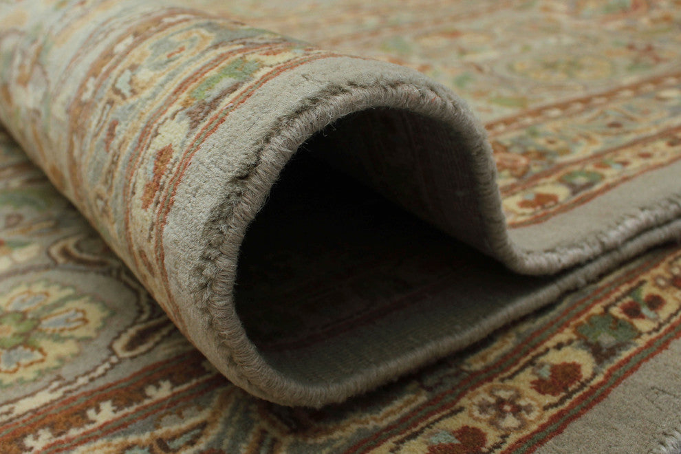Pak-Persian Lahore Light Gray Rug, 8'9x13'0