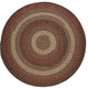 Rhody Rug Mayflower Rug, Sangria, 8' Round