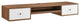 Transmit 60" Wall Mount Wood Office Desk, Walnut White