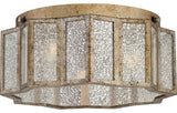 Quoizel Shrine Three Light Flush Mount SRE1616AGL