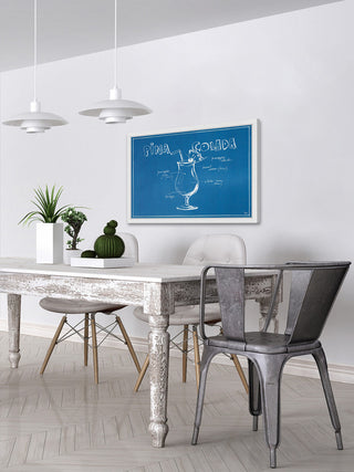 "Pina C Patented" Framed Painting Print, 45"x30"
