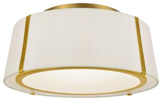 Crystorama FUL-905-GA, 3-Light Ceiling Mount, Antique Gold