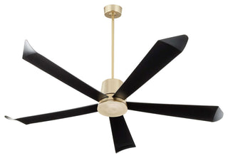 Quorum International 82725 Rova 72" 5 Blade Indoor / Outdoor - Aged Brass