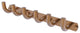 Remi 6 Position Tie and Belt Rack, Brushed Bronze
