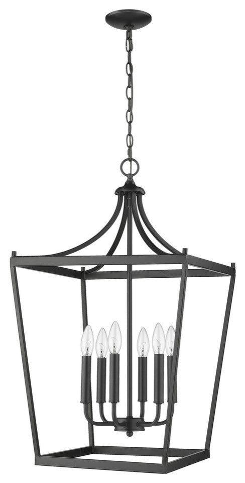 Kennedy 6-Light Matte Black Pendant
