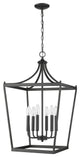 Kennedy 6-Light Matte Black Pendant