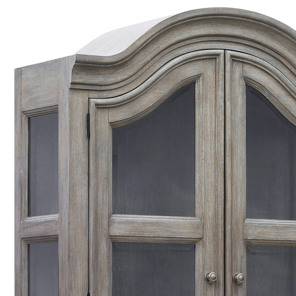 Abbotts Glen Glass Door Bunching Display with Storage Drawers