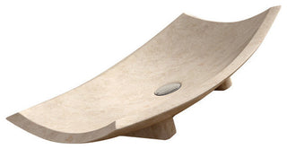Bora Bora Stone Vessel Sink, Beige