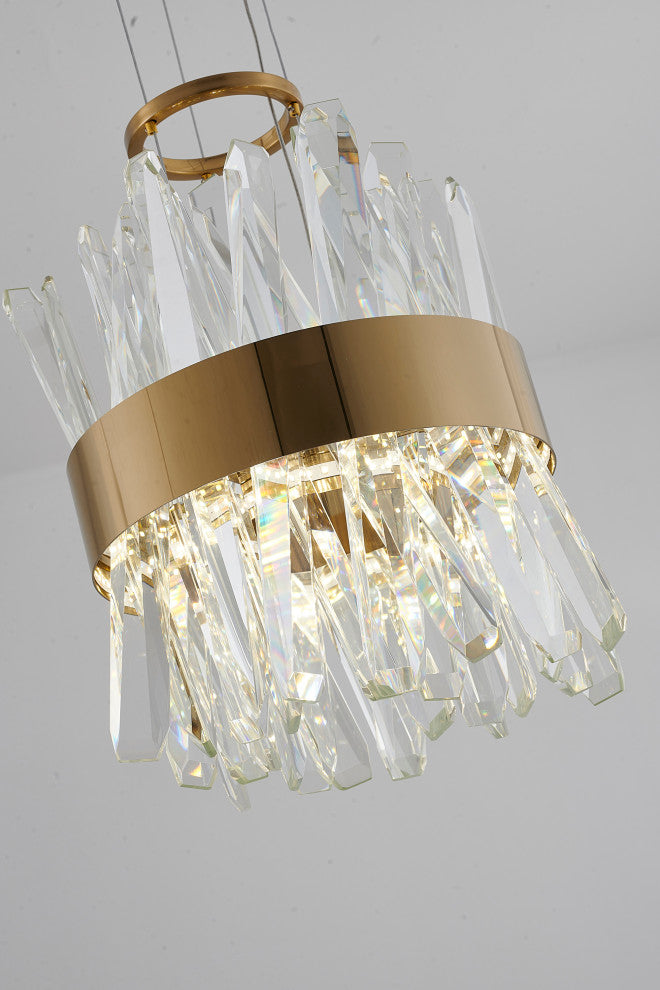 Bethel International LX61P10G 1-Light LED Pendant, Gold