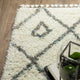 Aurora Diamond Ivory/Multi Indoor Area Rug, Ivory, 2'3" x 7'6"
