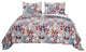 Greenland Home Fashions Perry Quilt Set King Slate Blue