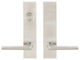 Stockholm Lever, Tubular Dummy Entry, Dummy Cylinder, RH, Satin Stainless Steel