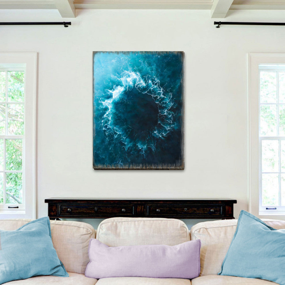 Ocean Art Wooden Wall Art, X-Large 36x24