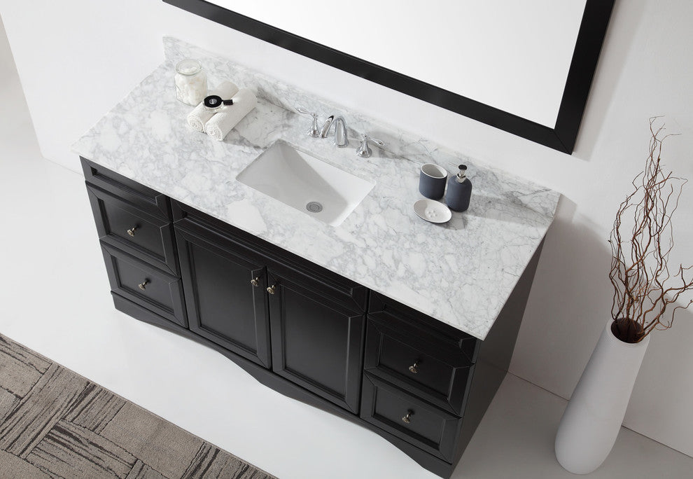 Talisa 60" Single Bathroom Vanity Set, Espresso