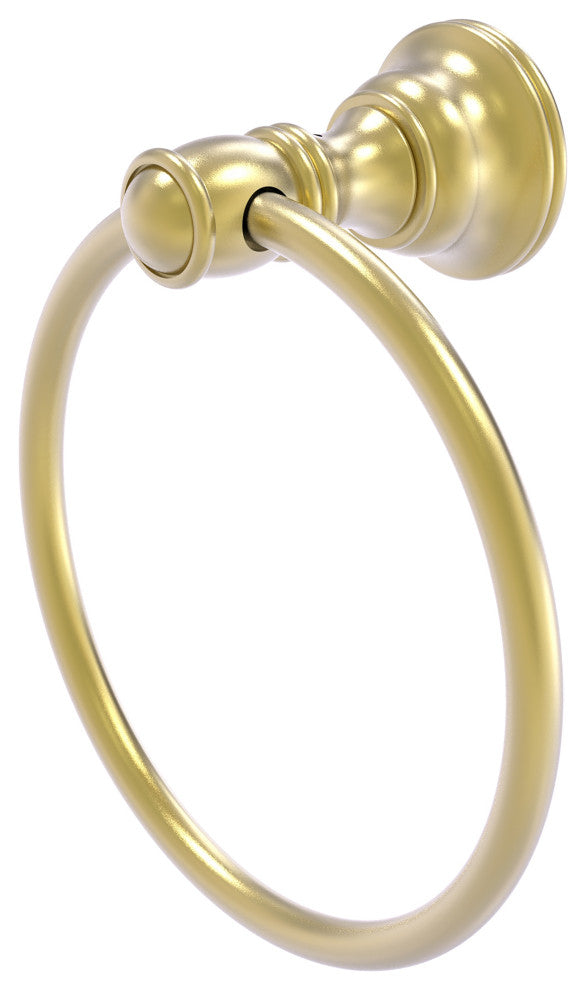Carolina Towel Ring, Satin Brass