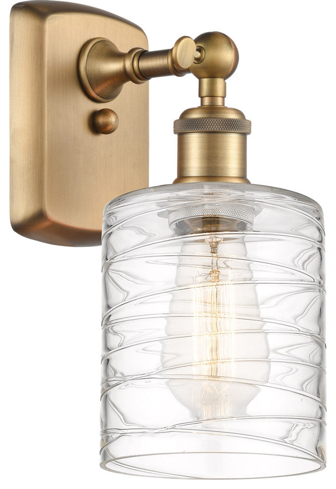 Innovations 516-1W-BB-G1113 1-Light Sconce, Brushed Brass