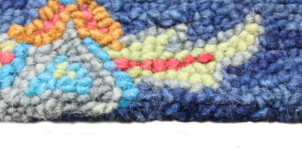 Bashian Danbury Area Rug, Navy, 8'6"x11'6"