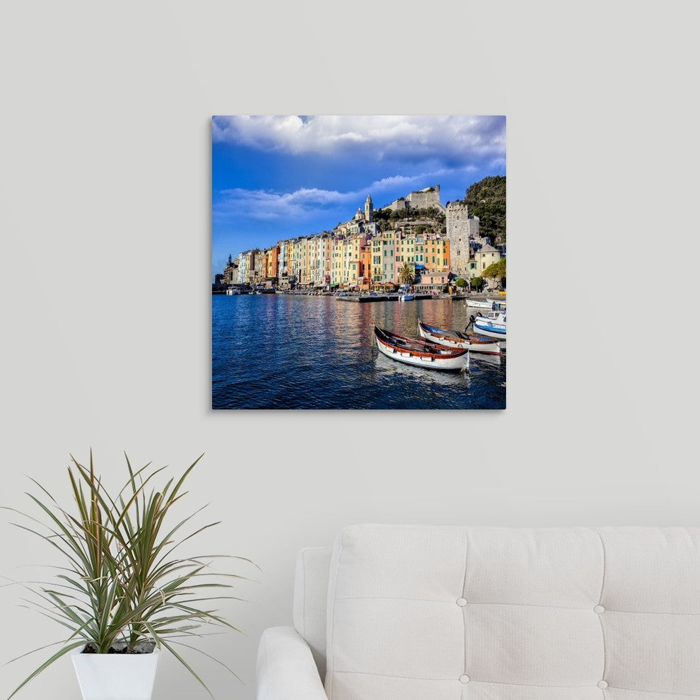 "Portovenere" Wrapped Canvas Art Print, 20"x20"x1.5"