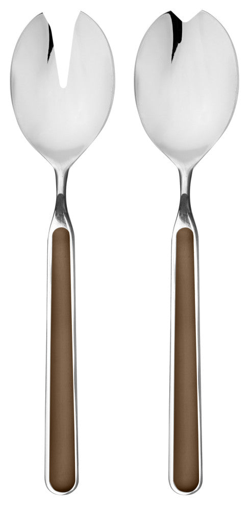 Fantasia Salad Serving Set 2-Piece Set, Tobacco