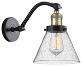 INNOVATIONS LIGHTING 515-1W-BAB-G44-LED Large Cone 1 Light Sconce