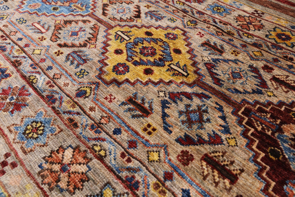 5' 7" X 8' 6" Super Kazak Khorjin Hand-Knotted Rug Q7438