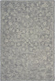 7" x 9" Gray Floral Finesse Area Rug